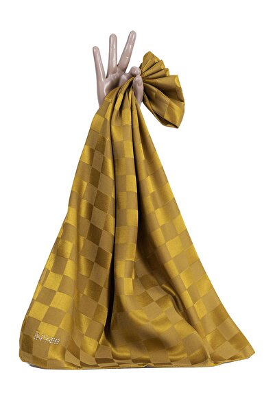 Invee Чудовий квадратний шарф ЯГРОВО-ЗЕЛЕНИЙ