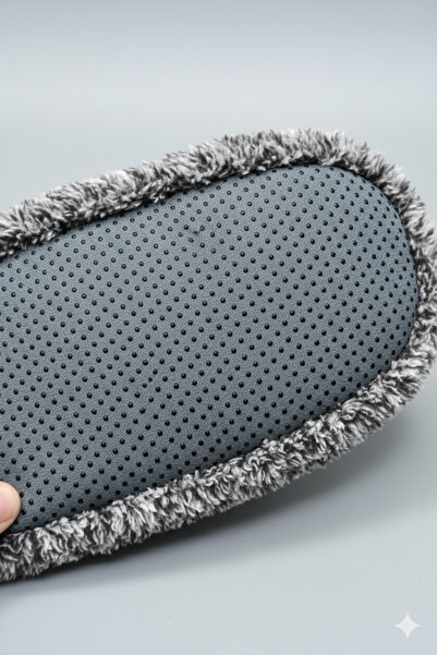 Deniz Terlik Erkek Polar Yumuşak Hediyelik Sessiz Taban Ev Patik | Ev Botu | Ev Babeti |