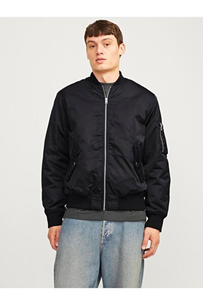 Jack & Jones Erkek JJOCEAN BOMBER Ceket - Siyah