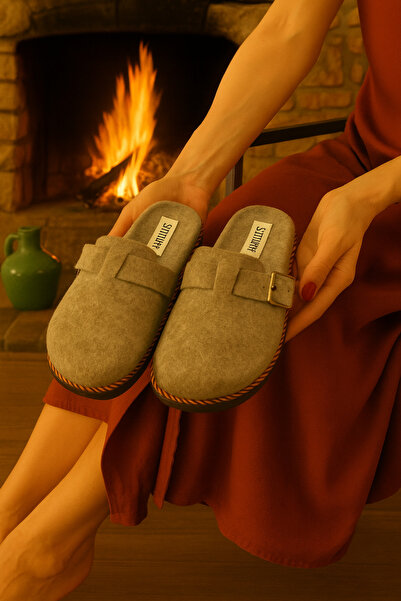 Behtah Kundura New Season Closed Front Daily Comfortable Silent Sole Sabo Slippers House Slippers