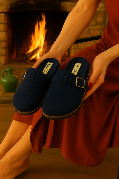 Behtah Kundura New Season Closed Front Daily Comfortable Silent Sole Sabo Slippers House Slippers