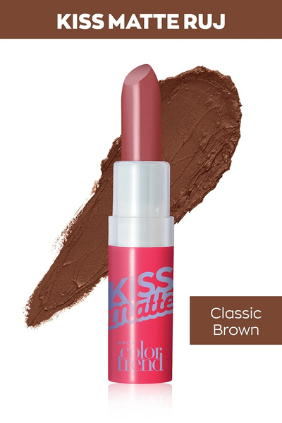 AVON ..Color Trend Kiss Mat Ruj Cranberry Glam
