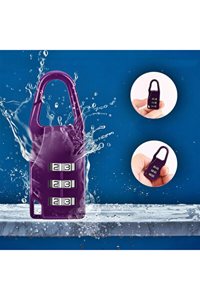 Boldy 22 ملم. قفل حقيبة كلمة المرور - قفل حقيبة السفر - قفل الحقيبة - قفل الس...