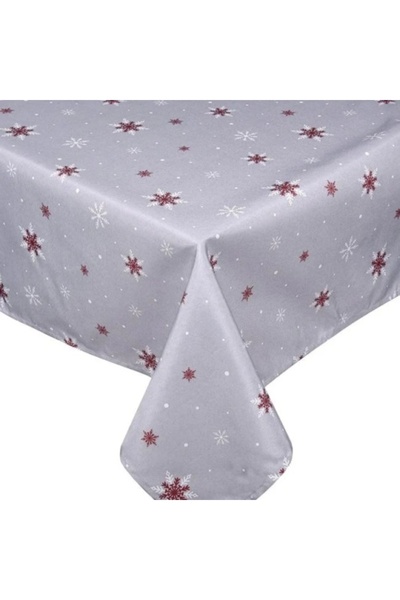 OEM Christmas Decorative Tablecloth, size 180 x 140 cm, Snowflakes