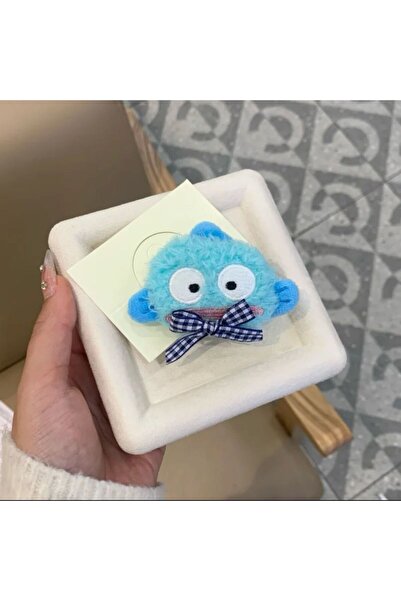 Miniso Hangyodon-hairpin Kawaii Sanrio Plush Doll Hairpin Melody Hangyodon Piano Hairpin Cartoon Hair Rope