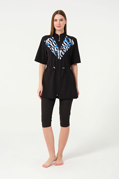 TESMAY SEMI COVER TESETURY SWIMSUIT