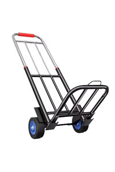 Fujika Yeni Nesil Profesyonel 110kg Taşıma Kapasite Katlanır El Arabası Koli Yük Eşya Paket Taşıma