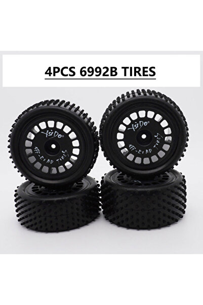 Choice 4 قطع 6992B 4 قطع YSIDO RC إطارات سيارات الطرق الوعرة 87 مم أمامية خلف...