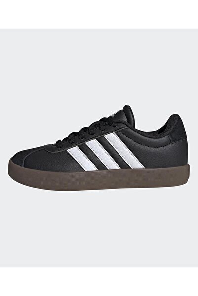 adidas حذاء VL Court 3.0 من جلد الغزال - أسود