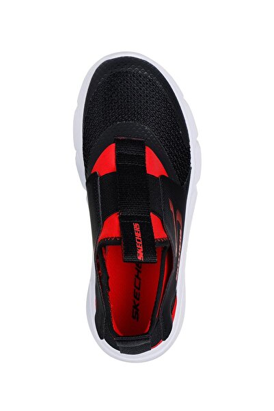 SKECHERS Skech Faster Slip On Shoes - Black & Red