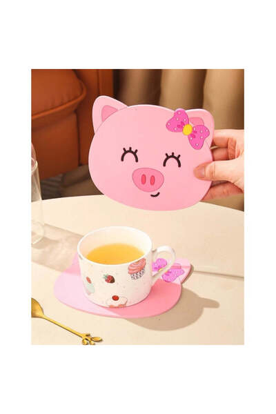 vivimall PigCup Pig Coaster