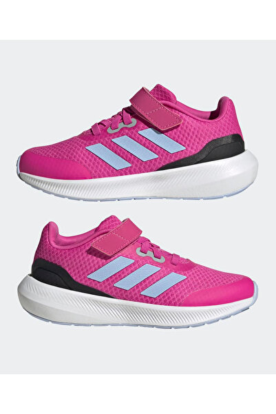 adidas RunFalcon 30 Elastic Lace Top Strap Shoes - Lucid Fuchsia