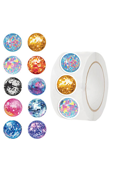 Choice 500 قطعة 500 قطعة/لفة ملصق ديسكو كرتوني رائع شريط لاصق مادة لاصقة ملصق...