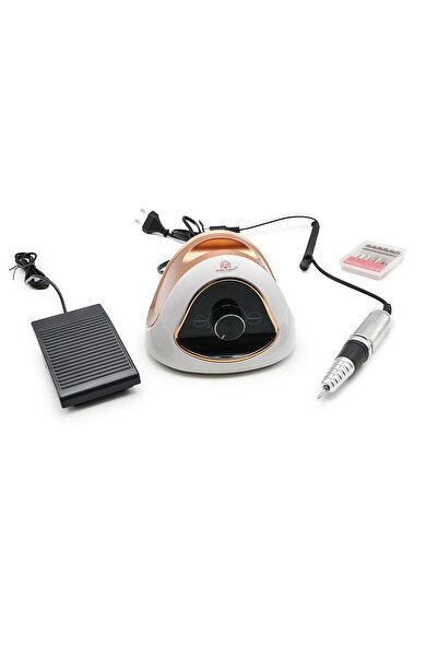 global fashion Pila electrica manichiură și pedichiură 45000 rpm, 68W, M15 Alb