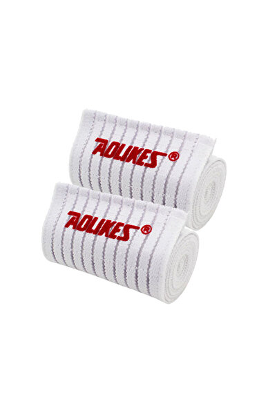 Aolikes 2PCS White Adjustable Carpal Tunnel Braces, Lightweight Wrist Wraps for Fitness Sports - Wor