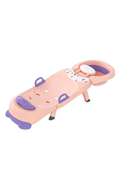 LITTLE ANGEL - Baby Bath Shampoo Chair With Headrest - Pink