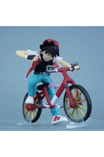 BANDAI مجسم بوكيمون أنمي ريد آش كيتشوم 6 سم، مجسمات حركة ريد آش كيتشوم لركوب الدراجات، مجموعة من مجسمات البولي فينيل كلوريد