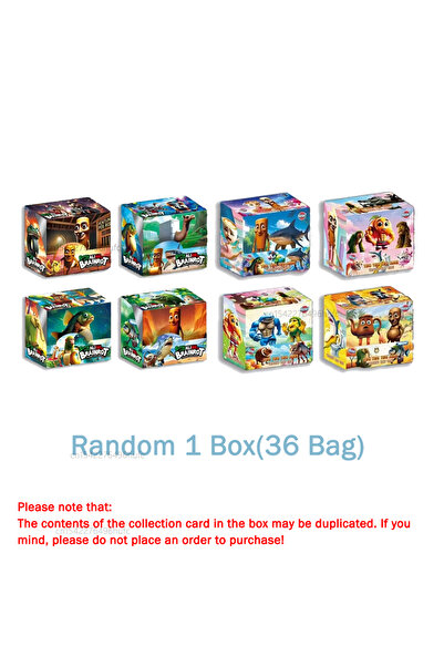 Choice3 Random 1 Box 36 Bag 36-1 Bags Blind Box Card Brainrot Card Tun Tung S...