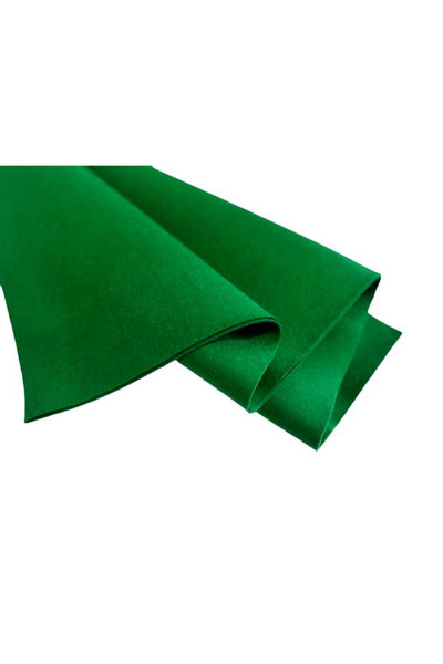 feltland Fetru/pasla din lana 100%, moale 1.2mm, 50*160cm - verde inchis