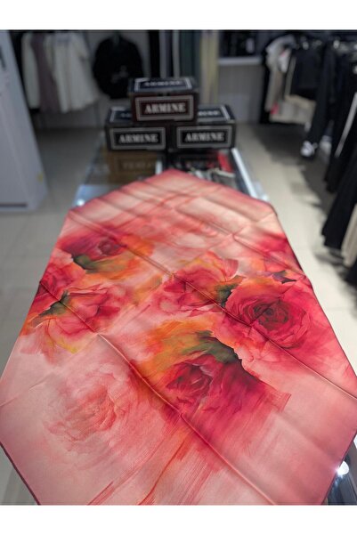 armine moda ESARFĂ DE MĂTĂSĂTĂ PURĂ ARMİNE 9426D (S)-11