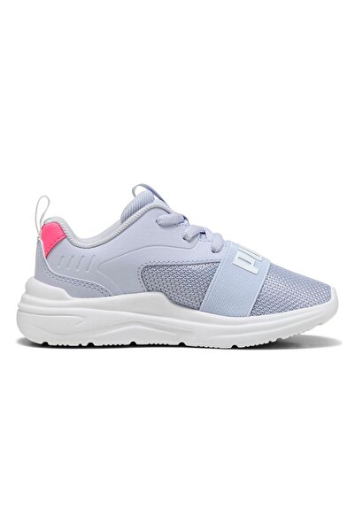 Puma Soft Wired 2 Lace Up Shoes - White/Sun Struck