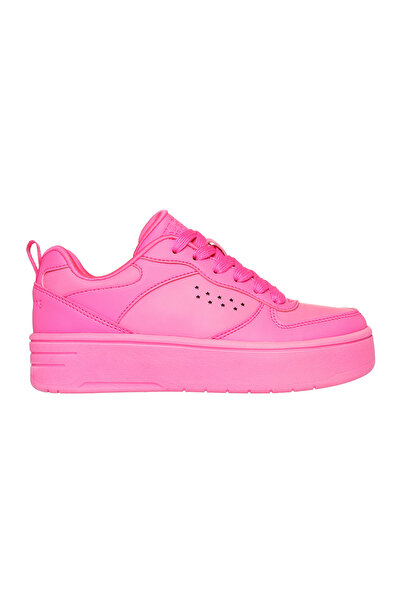 SKECHERS Court High Shoes - Hot Pink
