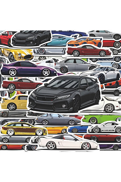 Choice Bandai 70PCS 10/30/70pcs Retrofit Racing Car Cartoon Stickers Graffiti...