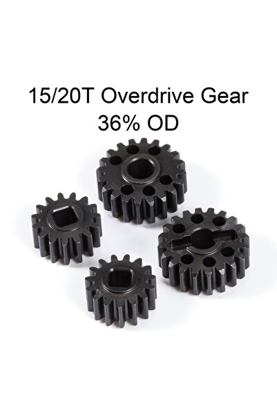 choice2 مجموعة تروس بوابة السرعة الزائدة المصنوعة من الفولاذ المقوى 15T 20T 1...