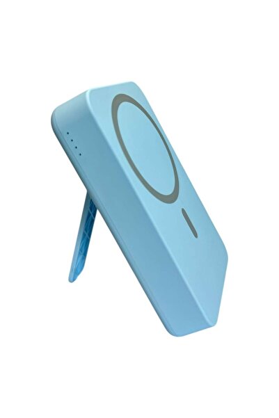 OEM Magnetic external battery 10000 mAh, Qi wireless charging, Fast Charge 3.0A, integrated cables Type