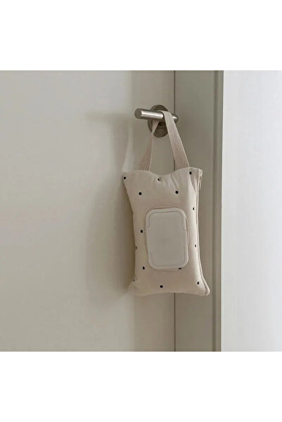 Choice Dot-1PCS Baby Stroller Hanging Bag Reusable Cute Dot Striped Paper Holder Storage Box Detachable Nap