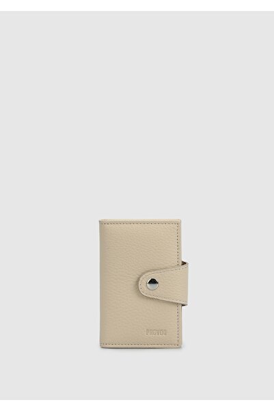 Provoq Beige Ady25008 Beige Card Holder