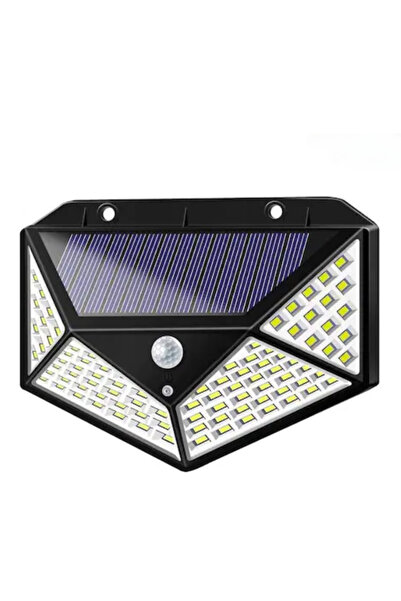 BLMAG Set of 3 100 LED solar lamps with motion sensor and light, rainproof