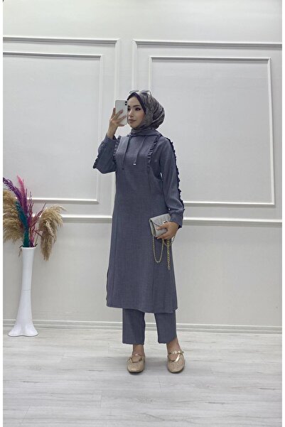 moda acar Linen Ayrobi̇n Fabric Set