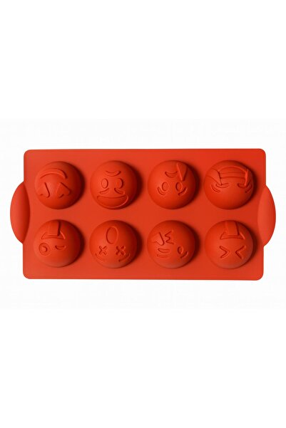 silcap silicone 8’li Emoji Kek Kalıbı