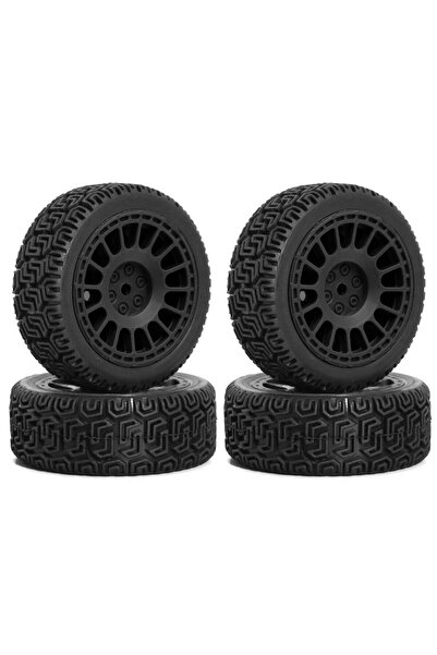 Choice W205 4 قطع 4 قطع 68 مم إطارات رالي عالية التماسك لسيارة Tamiya XV01 XV...