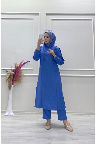 moda acar Linen Ayrobi̇n Fabric Set