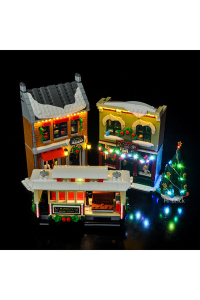 Choice 10283 light LYBMTWF LED Lighting Kit Compatible with Lego 10308 Holiday Main Street Christmas Model(