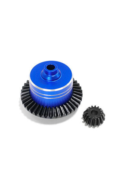 Choice blue RS RC Metal Differential Case with Steel Main Gear Spur Gear for Tamiya TT02 TT02B XV02 1/10 RC