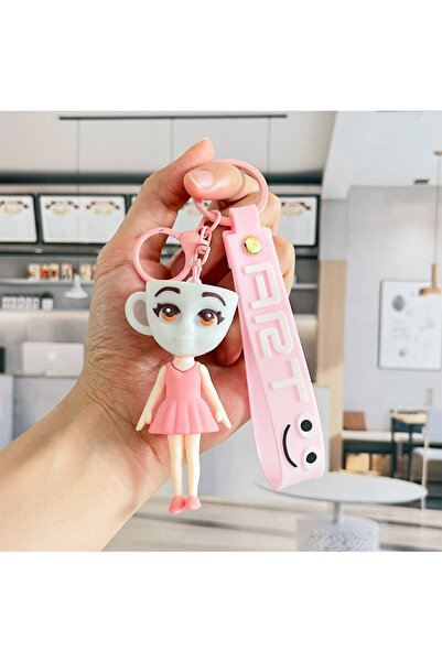 Choice1 راقصة الباليه كابتشينو حلقات مفاتيح جديدة ممتعة سلسلة مفاتيح Brainrot...