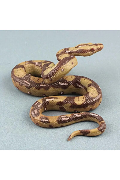 choice2 One Size 1PC Brown Realistic Fake Snake Toy Gag Toys Python Snake Act...