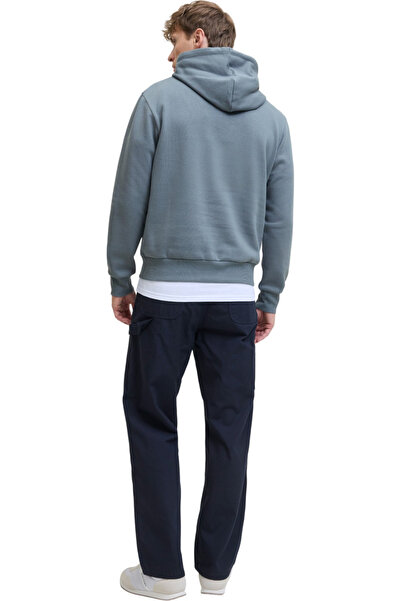Jack & Jones Φούτερ JACK & JONES Pan Sweat με κουκούλα - 12278618-Stormy Weather