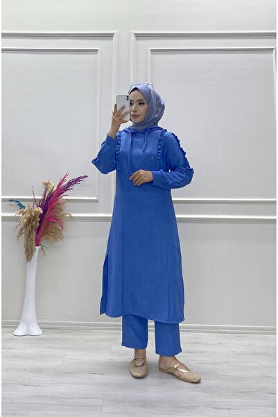 moda acar Linen Ayrobi̇n Fabric Set