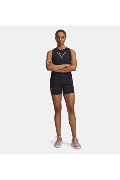 Under Armour Kadın UA Project Rock Middie Kısa Tayt 6005086-002