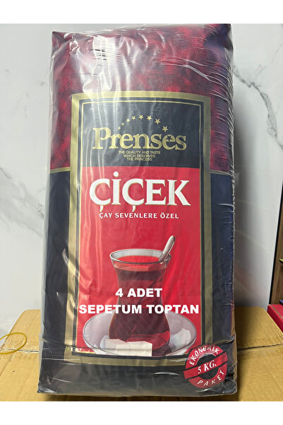 Filiz Çay PRENSES Çiçek Çay 5 Kg 4 Adet SEPETUM TOPTAN (20Kg)