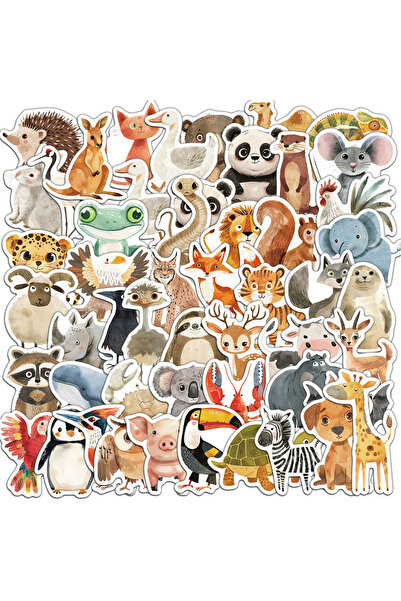 Choice1 50 قطعة 10/30/50 قطعة لوحات كتب أطفال كرتونية لطيفة حيوانات ملصقات جر...