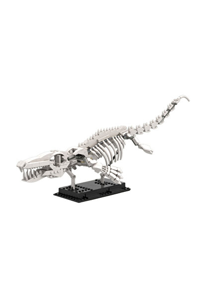 Choice هيكل عظمي من موساصور - لعبة بناء أحفورة ديناصور، 428 قطعة - C6786. هدية رائعة لمحبي مكعبات البناء.