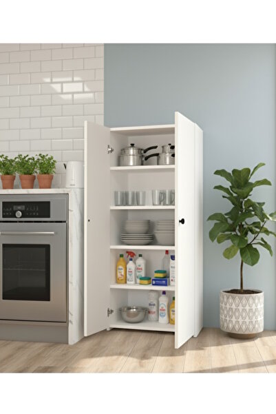 yamandekorasyon tiran kullanışlı bol raflı çok amaçlı dolap