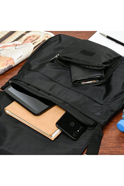 Other Women's lightweight, spacious fabric messenger bag with a flap Beltimore A4