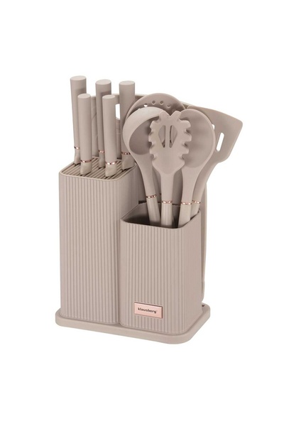 Other ZESTAW NOŻY I PRZYBORÓW KUCHENNYCH Z DESKĄ W STOJAKU KLAUSBERG KB-7935