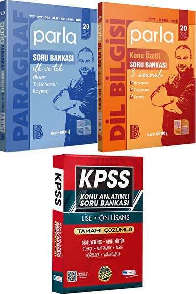 Benim Hocam Yayınları 2026 Parla Paragraf Parla Dil Bilgisi Soru Bankası - Li...